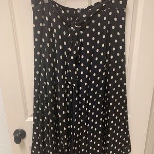 Anthropologie polka dot skirt
